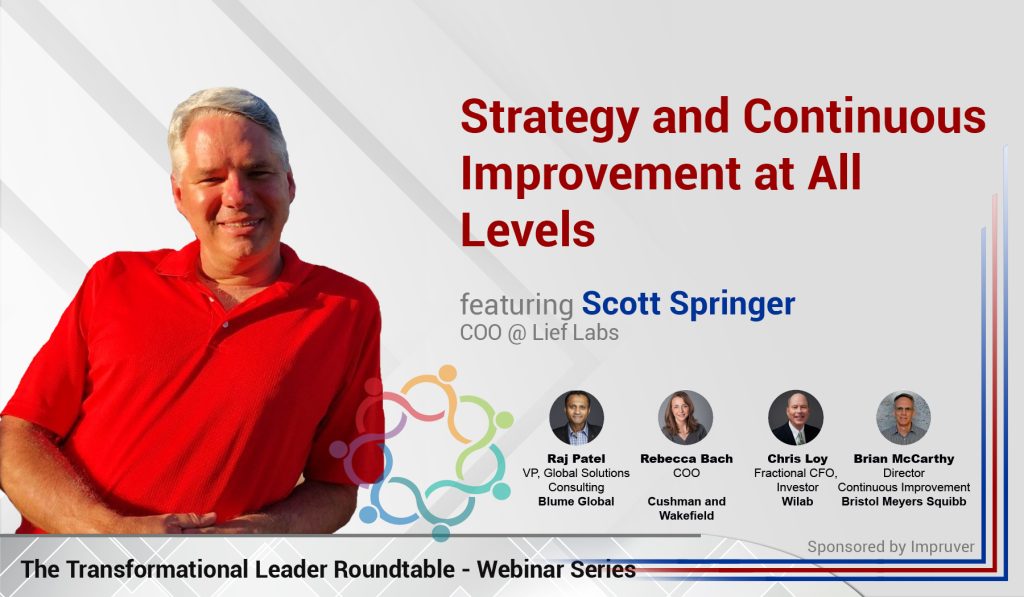 Scott Springer - Strategy and CI - Impruver
