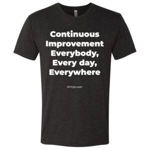 Impruver University T Shirt Everybody Everyday Everywhere